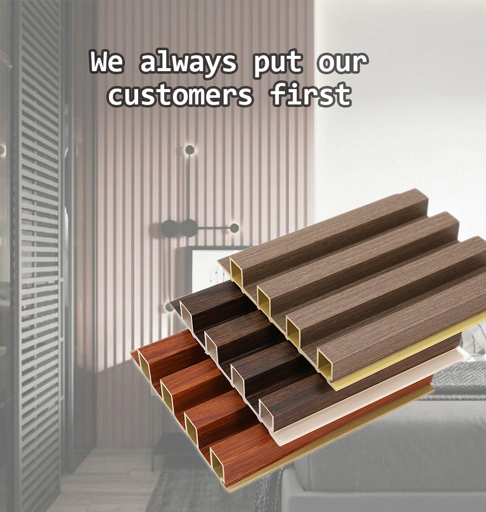 Household PVC Solid Wall Board Interior Wood Wall Sheet Bamboo Fiber Interior WPC Wall Panels